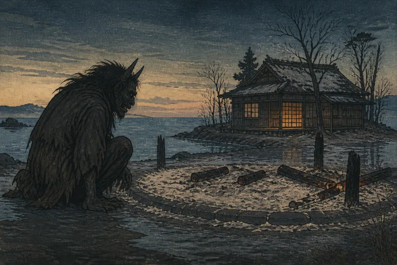 トンドの灰の魔よけのイメージ挿絵