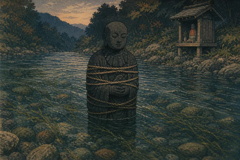 雨ごい地蔵尊のイメージ挿絵