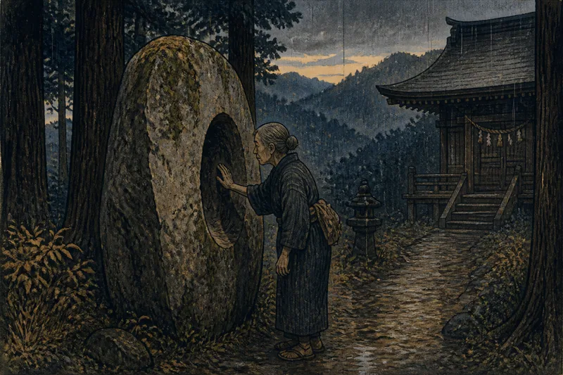 雨降り石のイメージ挿絵