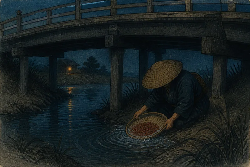 小豆洗のイメージ挿絵