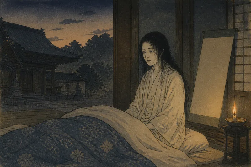 法然寺の怨霊画のイメージ挿絵