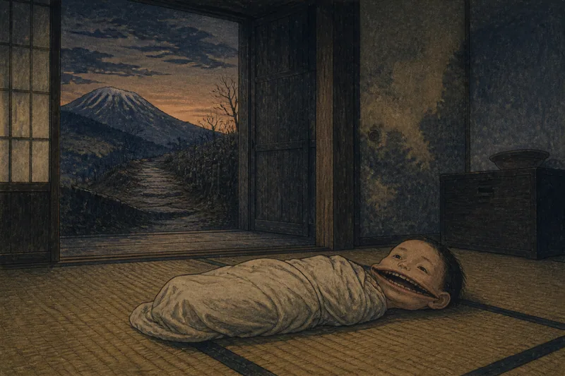 化け物の子を産んだ女のイメージ挿絵