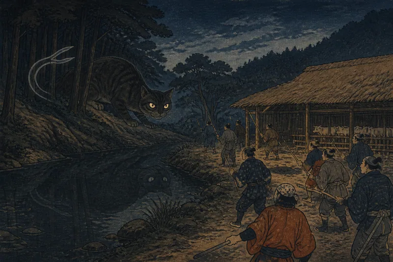 怪猫のイメージ挿絵