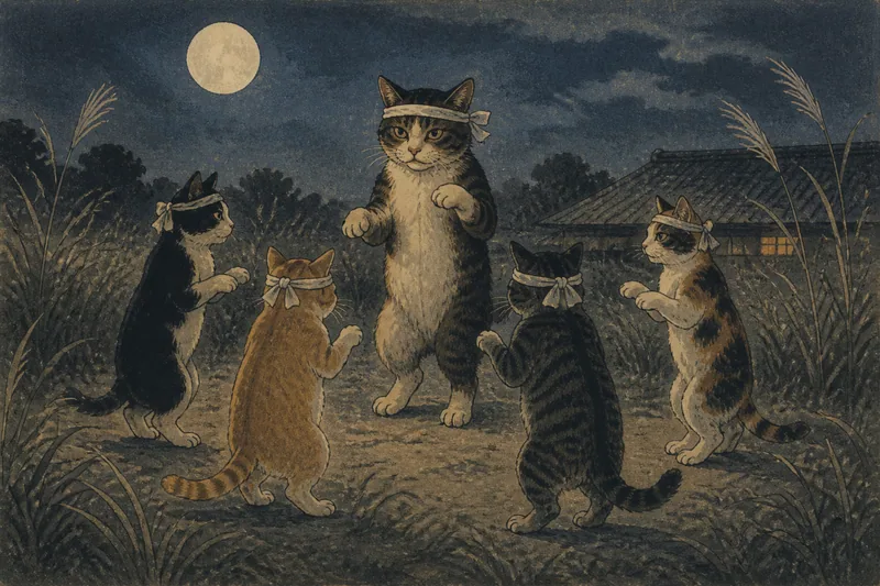 化け猫のイメージ挿絵
