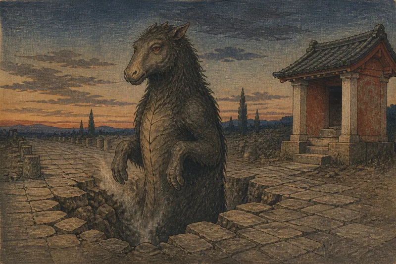 地の獣のイメージ挿絵