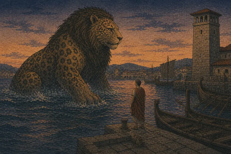 海から上がる獣のイメージ挿絵