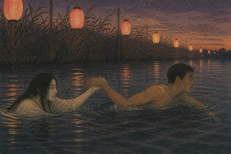 盆泳ぎの禁忌のイメージ挿絵