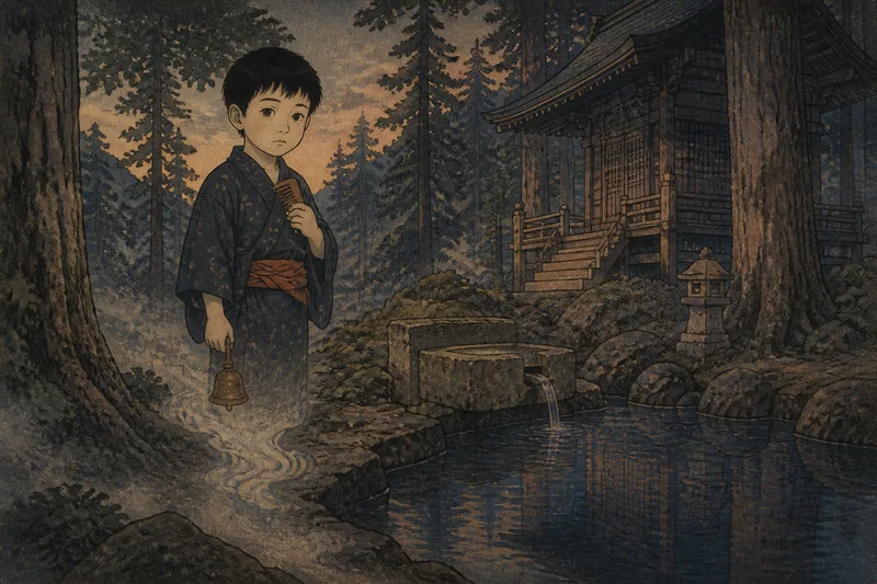 稚児の祟りのイメージ挿絵