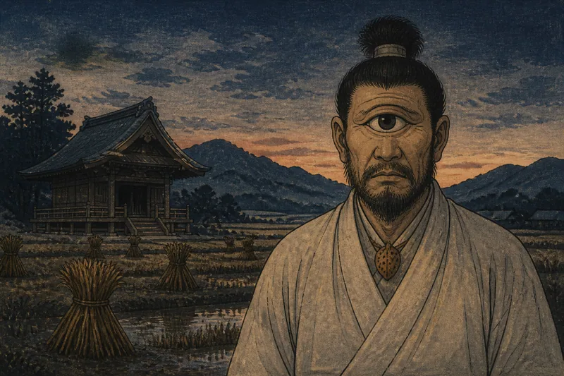長岡の片目の鎮守様のイメージ挿絵