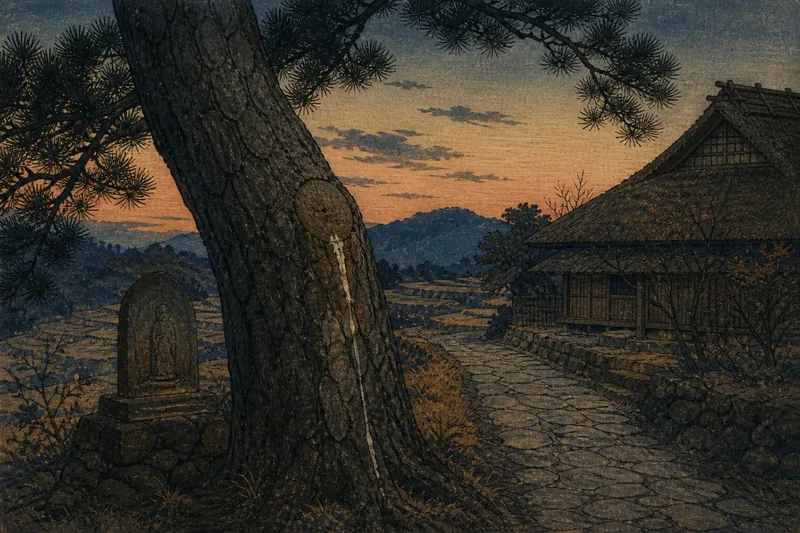 血の出の松のイメージ挿絵