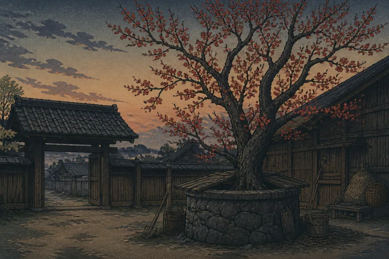 血染の桜のイメージ挿絵