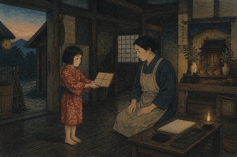 男女産み分けの俗信のイメージ挿絵