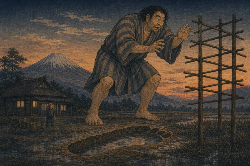 相模原の藤蔓探しのデエラボッチのイメージ挿絵