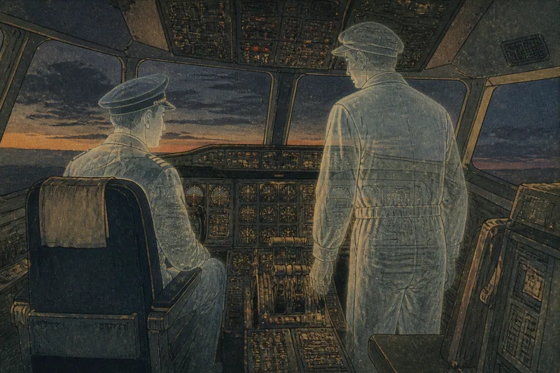 イースタン航空401便の幽霊のイメージ挿絵