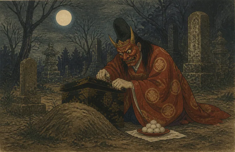 化けエンマの千両箱のイメージ挿絵