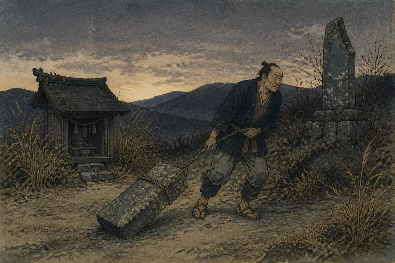 富士塚のイメージ挿絵