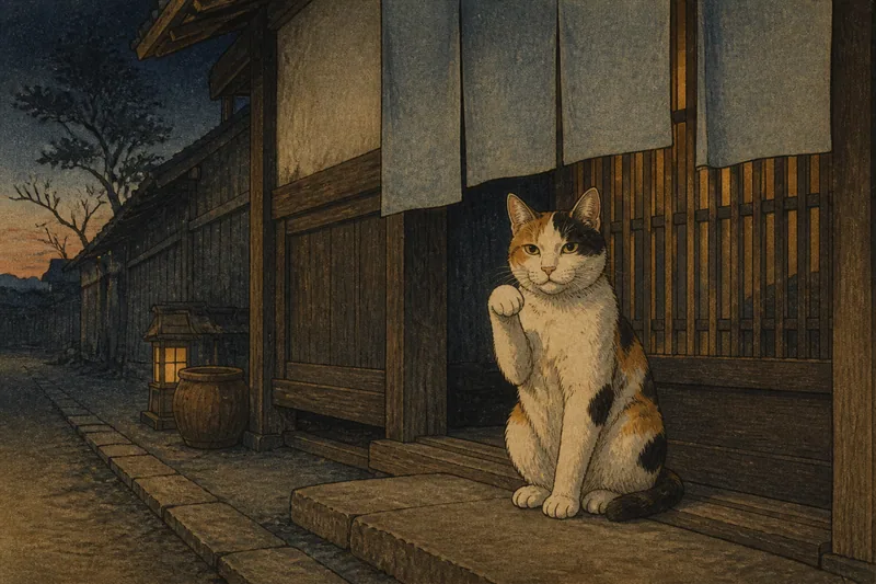 福猫塚のイメージ挿絵