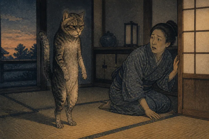 古猫のイメージ挿絵