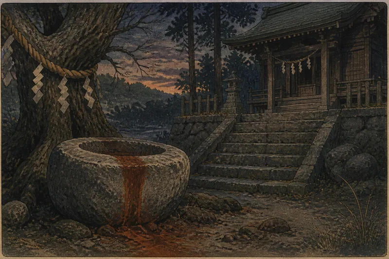 水雲神社の御神木のイメージ挿絵
