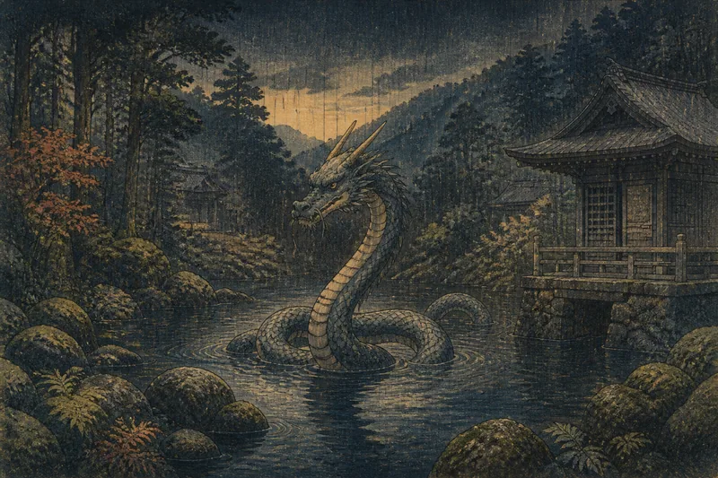 双子の池の主のイメージ挿絵