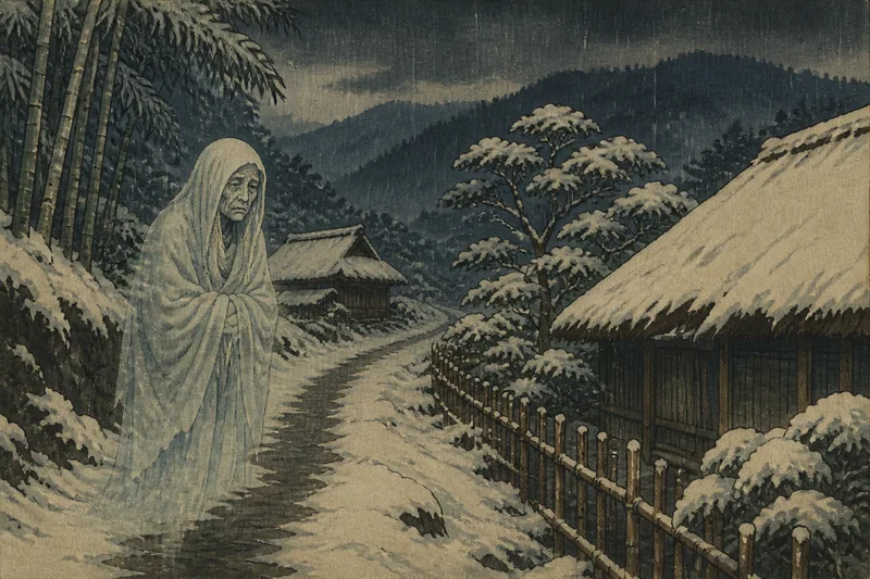 鹿児島市の雪ばばと雨ばばのイメージ挿絵