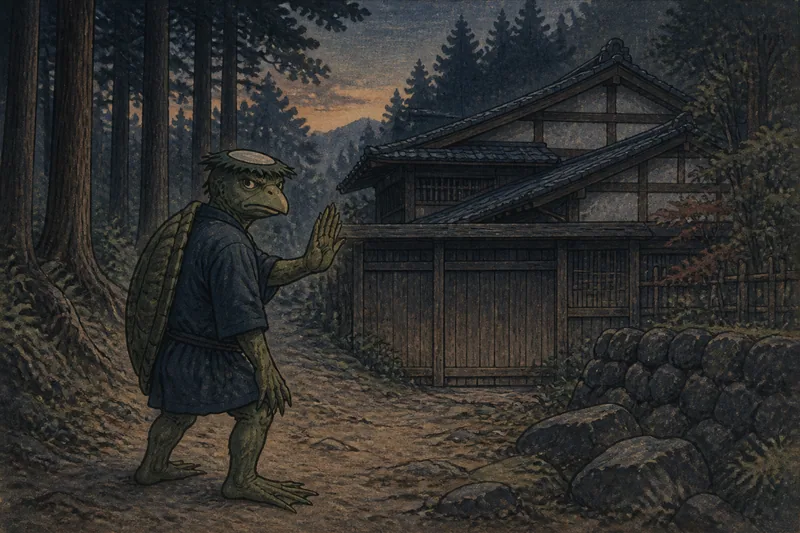 山都のガワッパ禁忌のイメージ挿絵