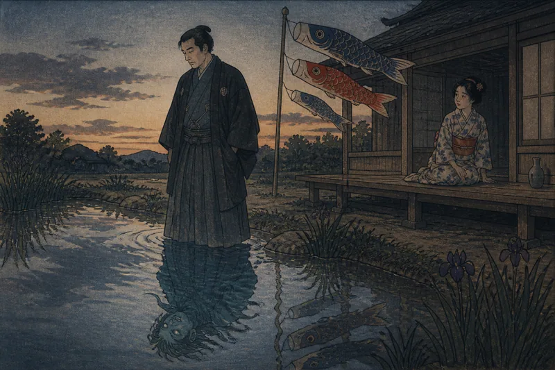 五月節句の酒のイメージ挿絵