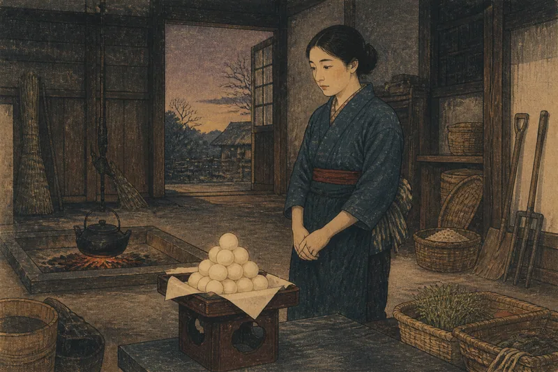 八十八夜の餅断ちのイメージ挿絵