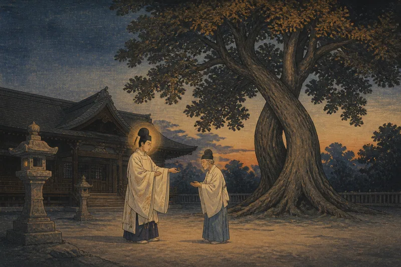 八王子神社の神のイメージ挿絵