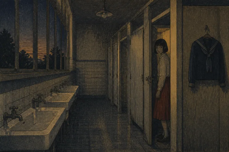 トイレの花子さんのイメージ挿絵