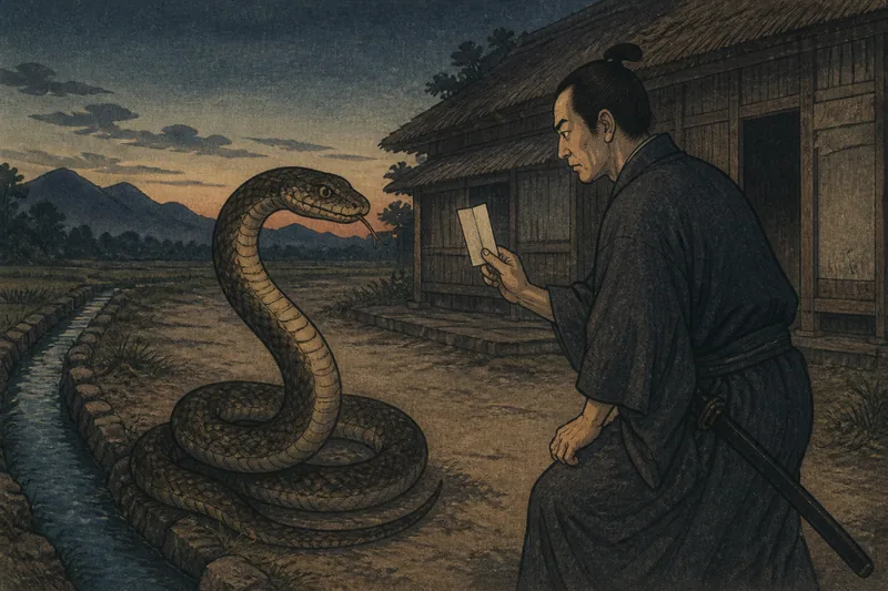 蛇の祟りを受けぬ法のイメージ挿絵
