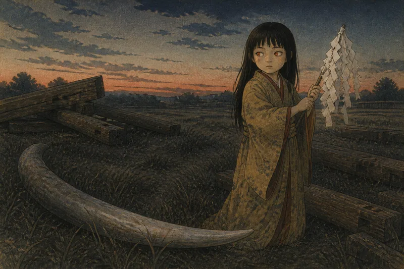 日比谷に降った神幣と少女の神託のイメージ挿絵