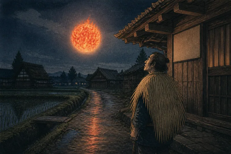 火の玉のイメージ挿絵
