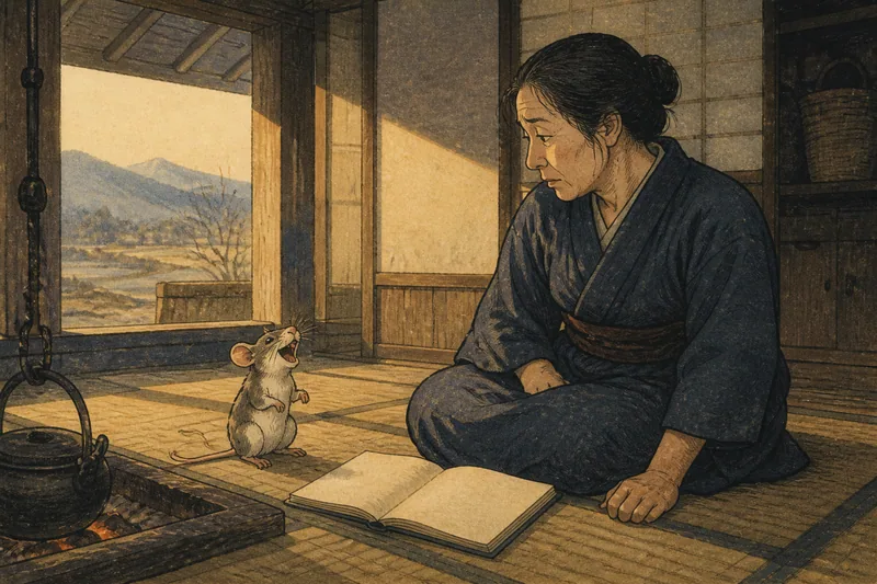 昼に昔話を語る禁忌のイメージ挿絵