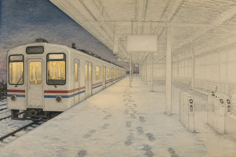 ひつか駅のイメージ挿絵