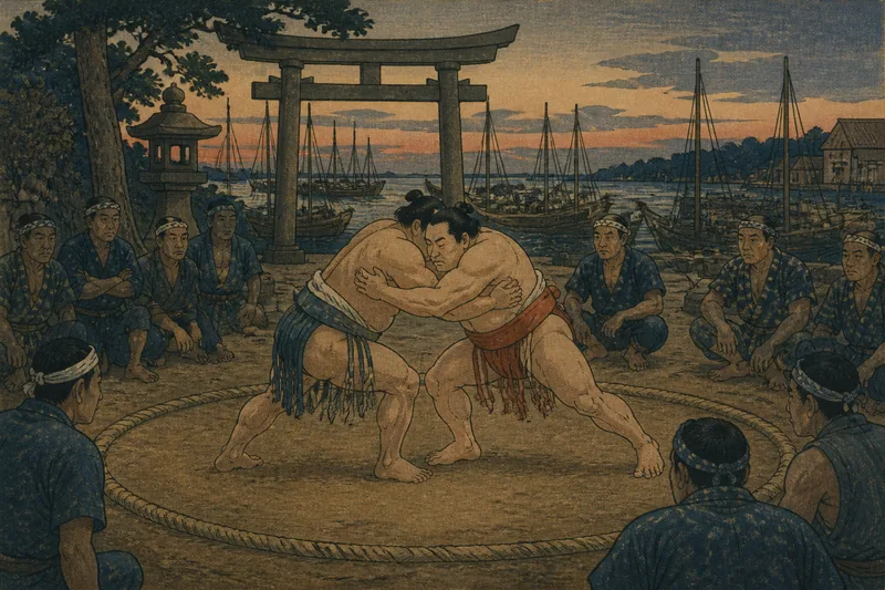 日和角力のイメージ挿絵