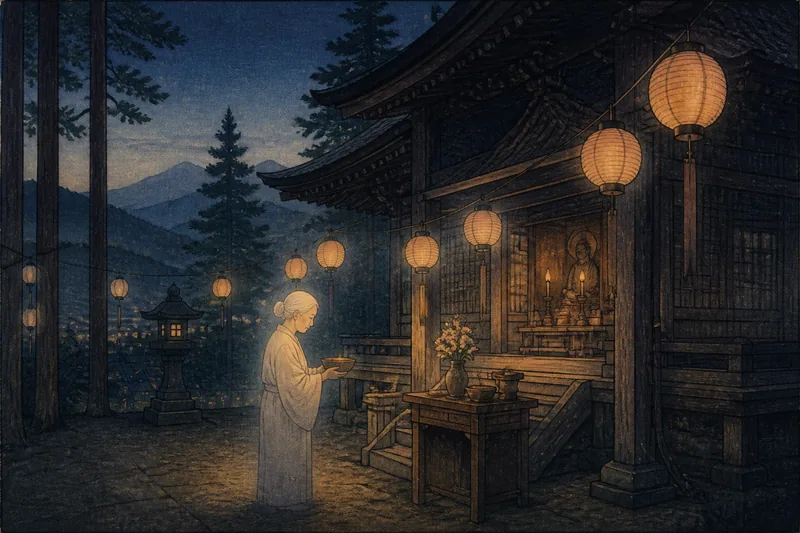 富士吉田の留守番仏様のイメージ挿絵