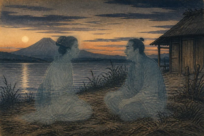 山中湖村の死者の語らいのイメージ挿絵