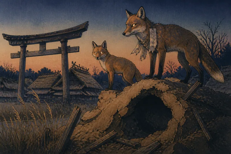 兵右衛門狐の祟りのイメージ挿絵