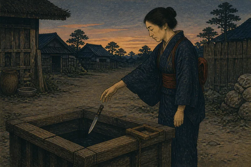 井戸に触れてはいけない作法のイメージ挿絵