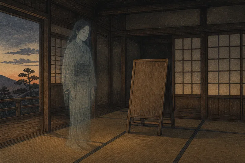 幽霊の出る家のイメージ挿絵