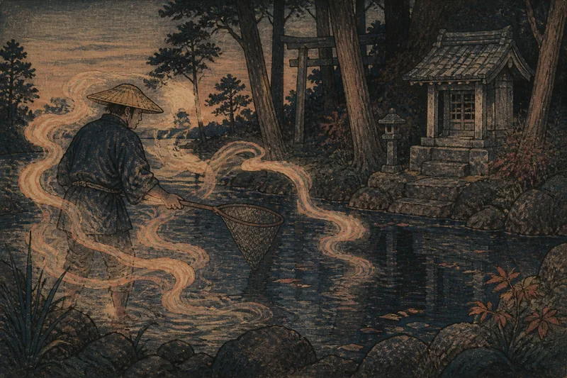 剣明神の池のイメージ挿絵