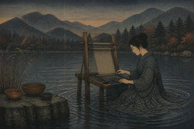 筏ヶ池の主のイメージ挿絵