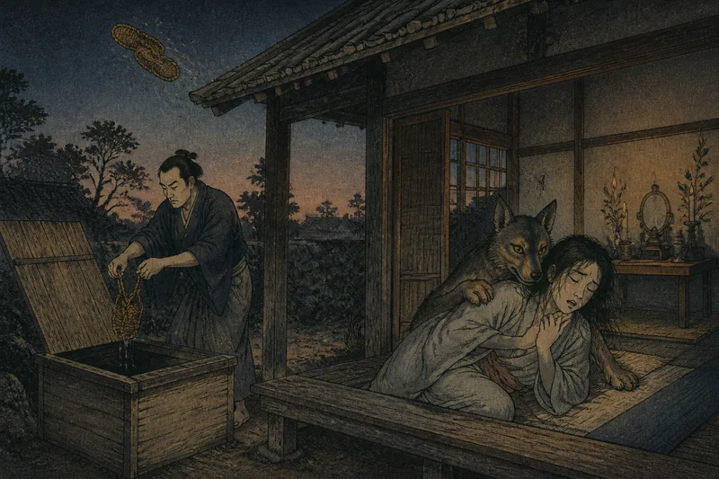 八代の犬神憑きと草履祓いのイメージ挿絵