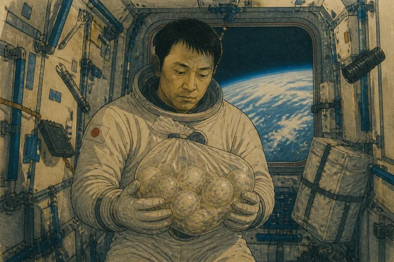 国際宇宙ステーション大麻捏造画像のイメージ挿絵