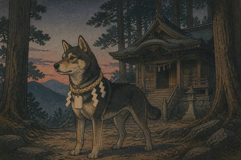 浜松の山住様の送り犬のイメージ挿絵
