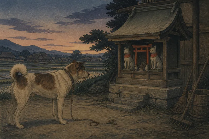 米子の稲荷と犬飼い禁忌のイメージ挿絵