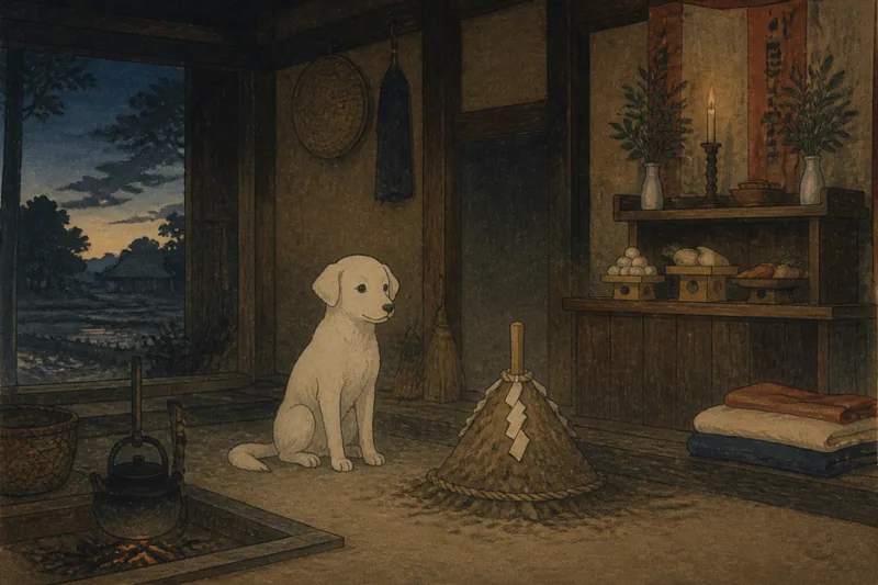 愛南の犬猫を祀る家筋のイメージ挿絵