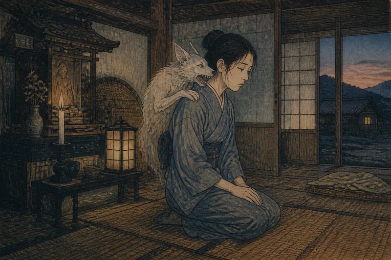 大洲の犬神憑きと縁談避けのイメージ挿絵