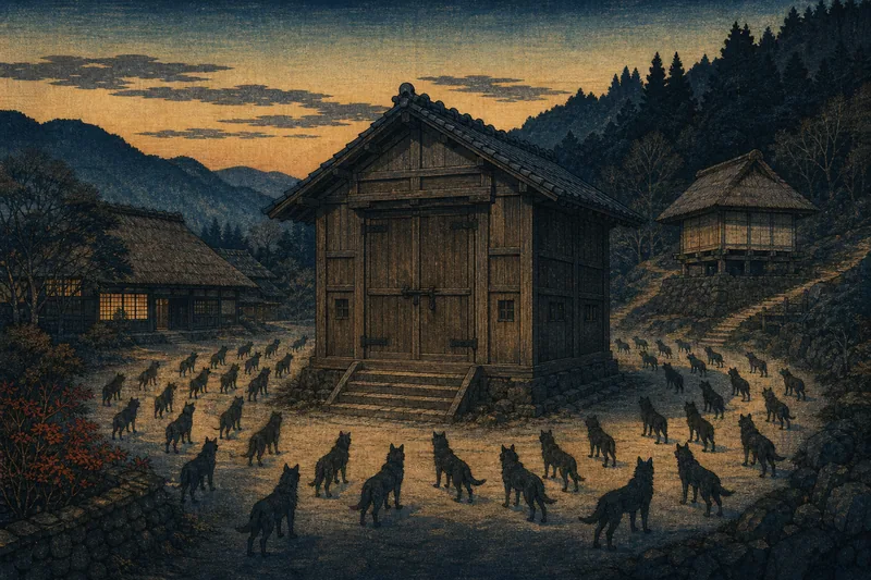 四国中央市の七十五匹の犬神のイメージ挿絵